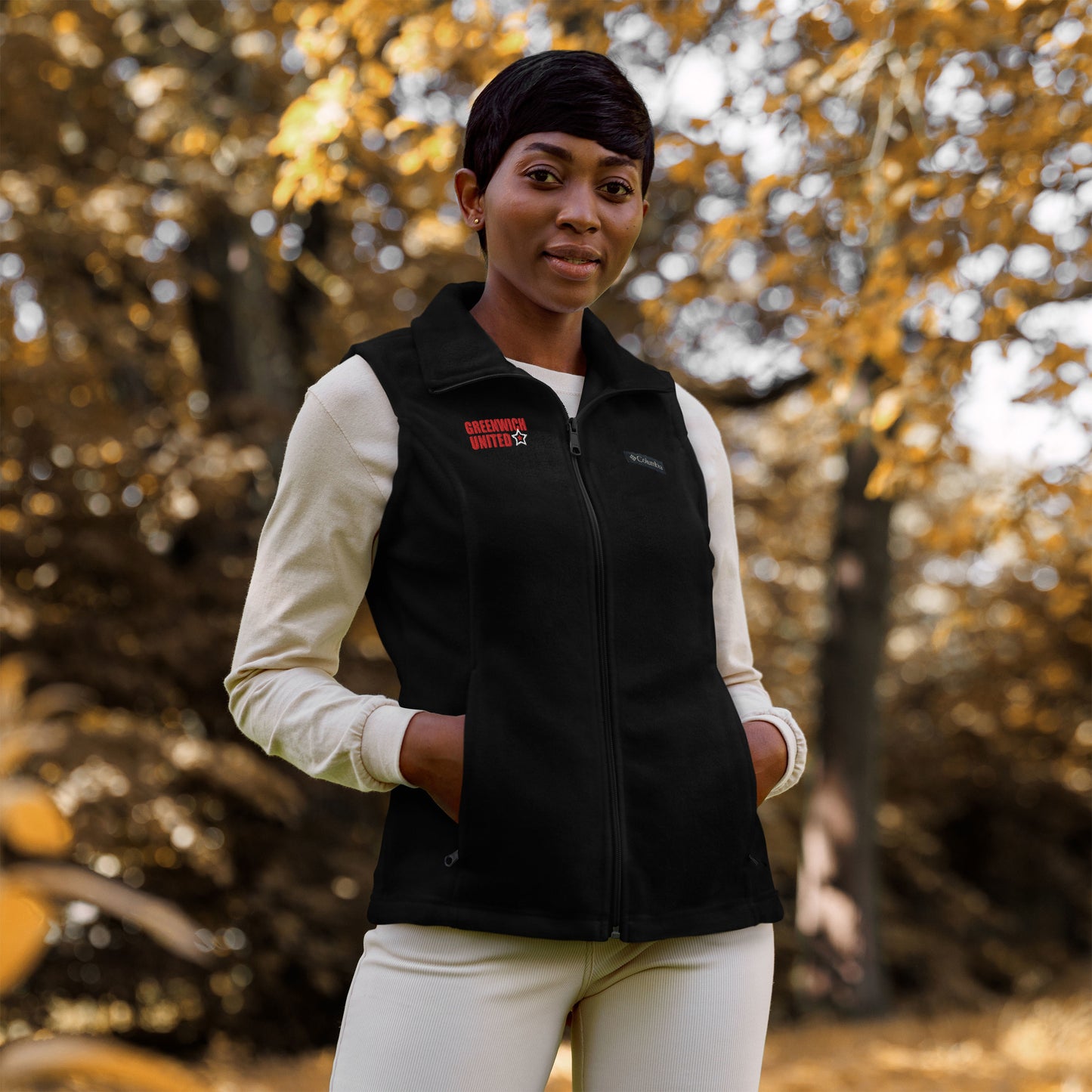Greenwich United Women’s Columbia fleece vest