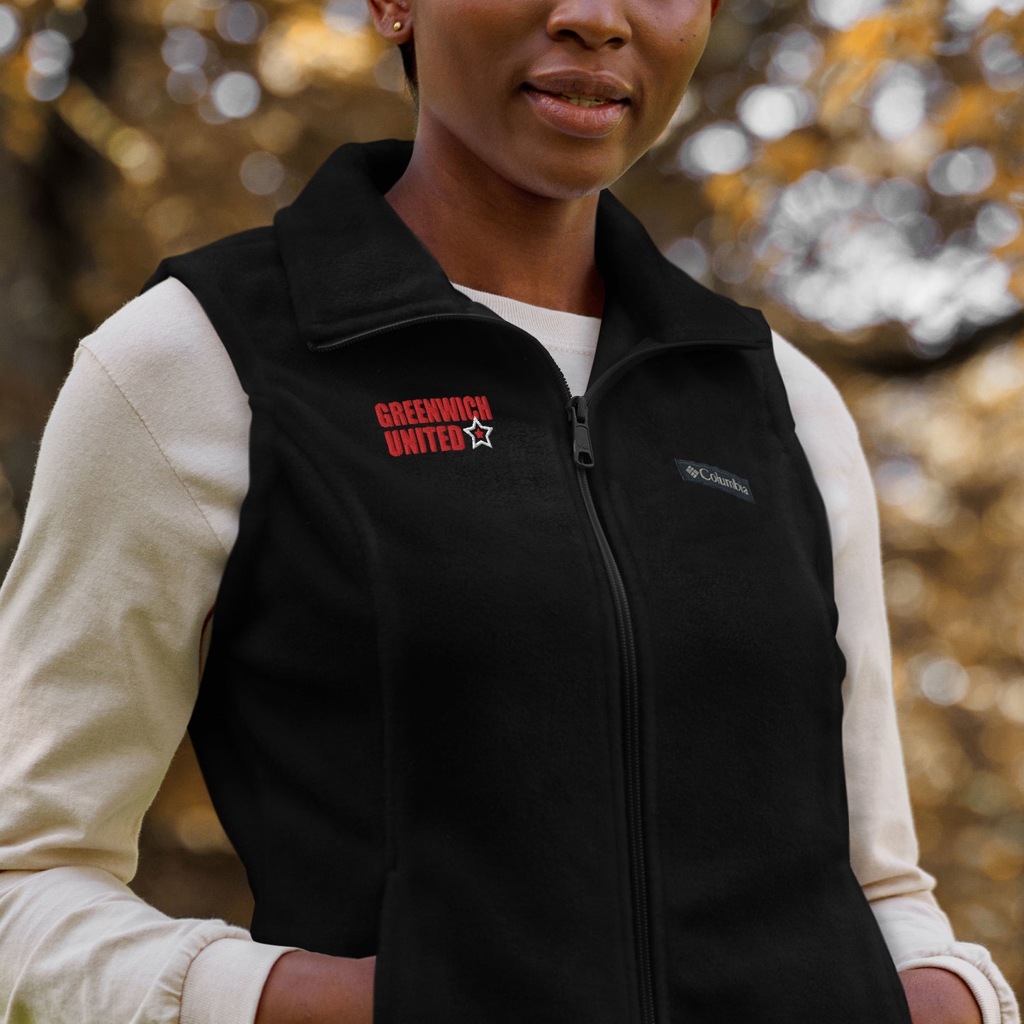 Greenwich United Women’s Columbia fleece vest