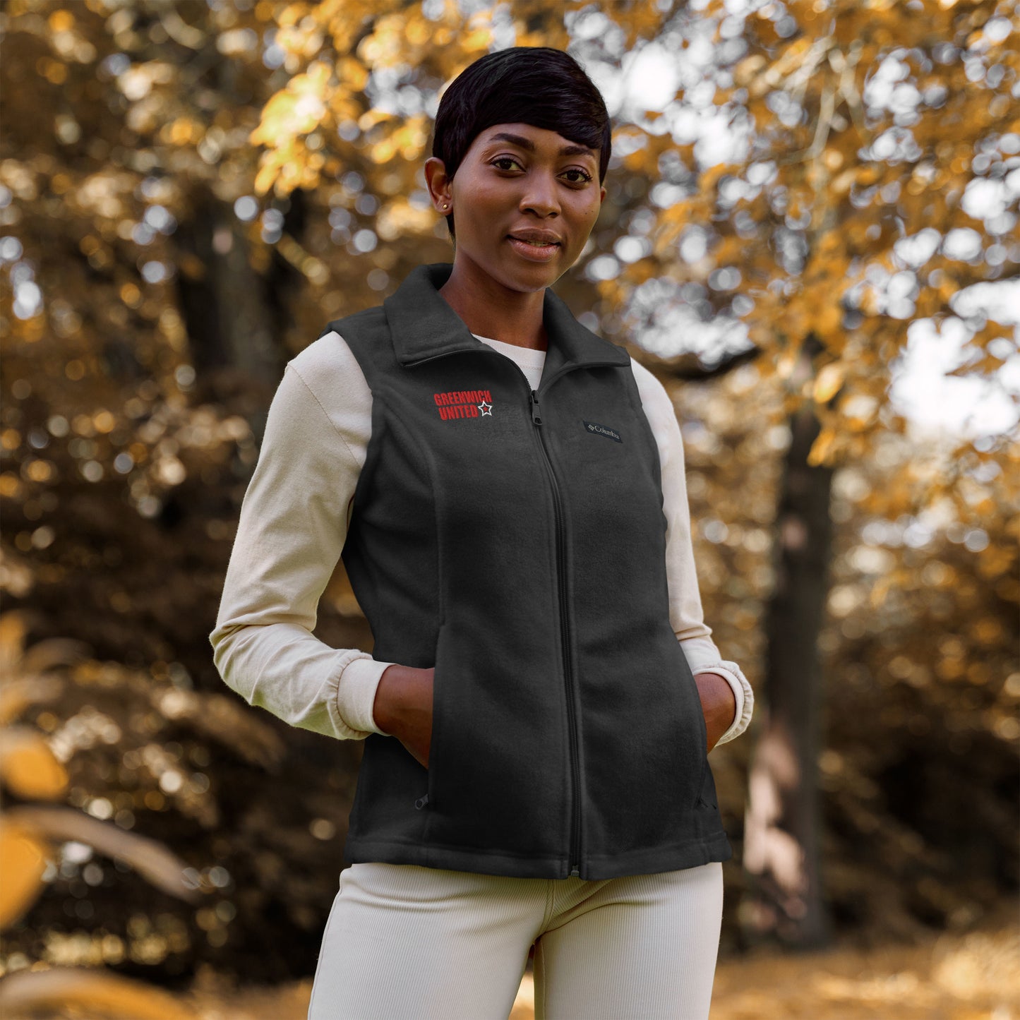 Greenwich United Women’s Columbia fleece vest