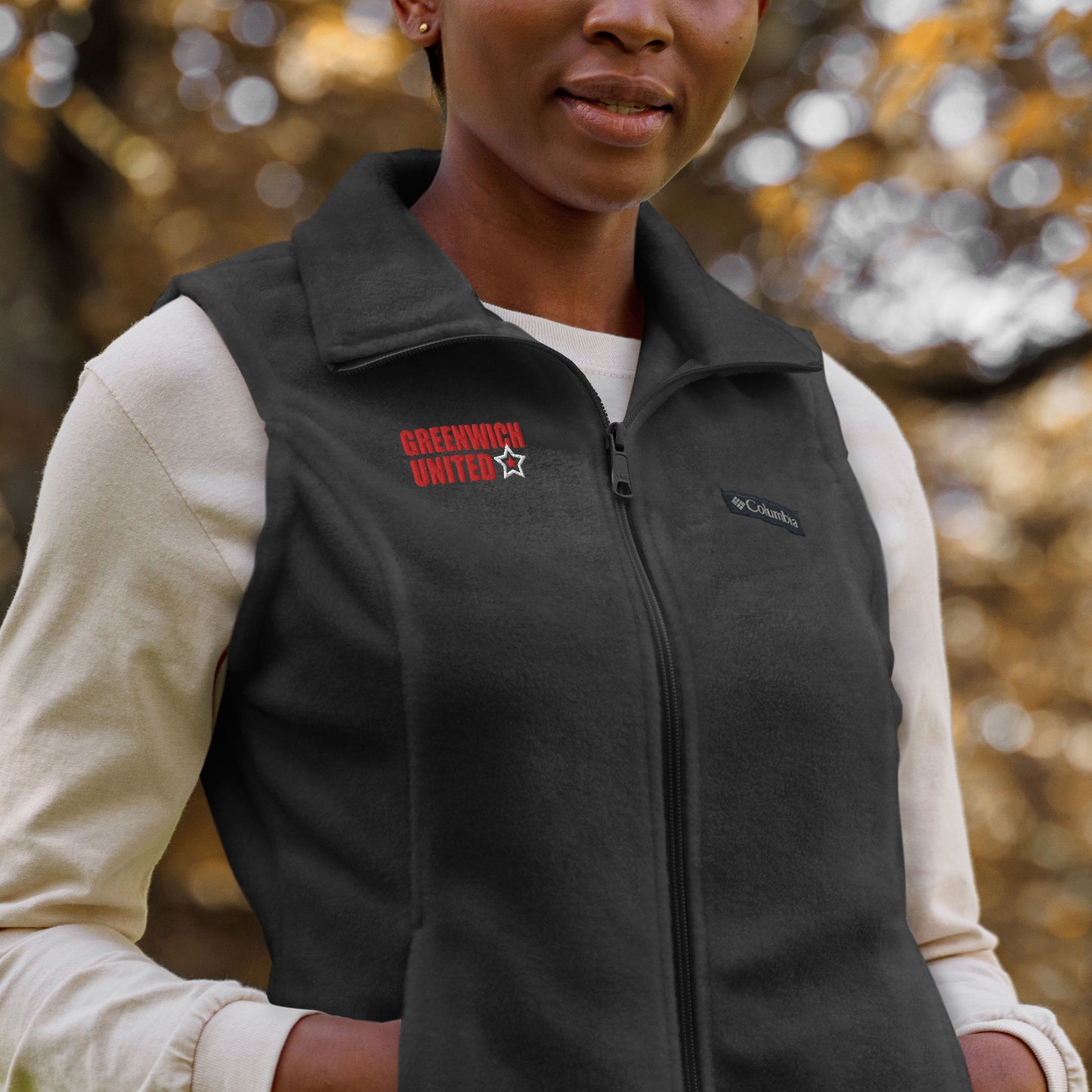 Greenwich United Women’s Columbia fleece vest