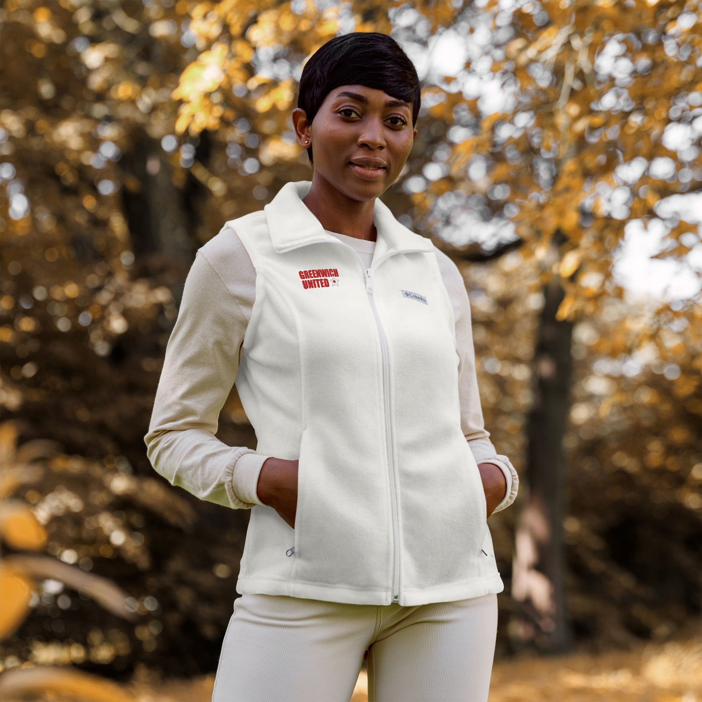 Greenwich United Women’s Columbia fleece vest