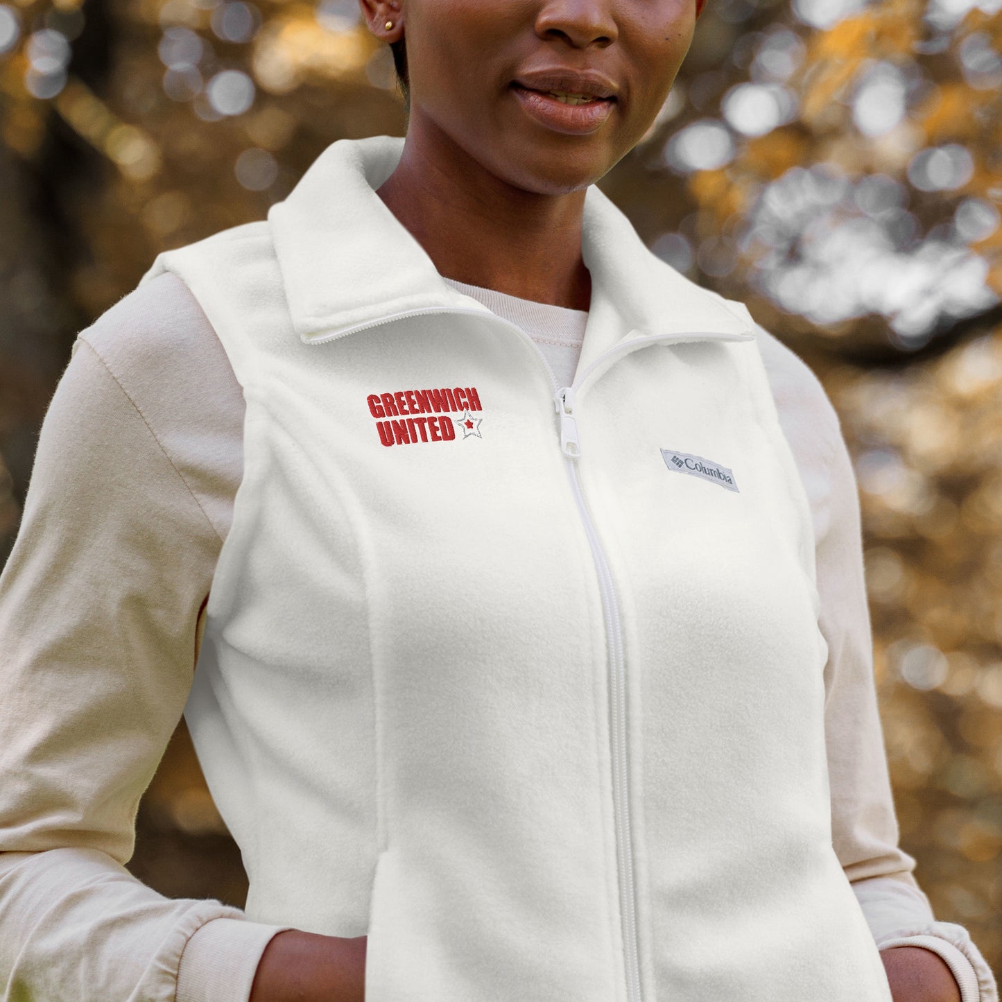 Greenwich United Women’s Columbia fleece vest