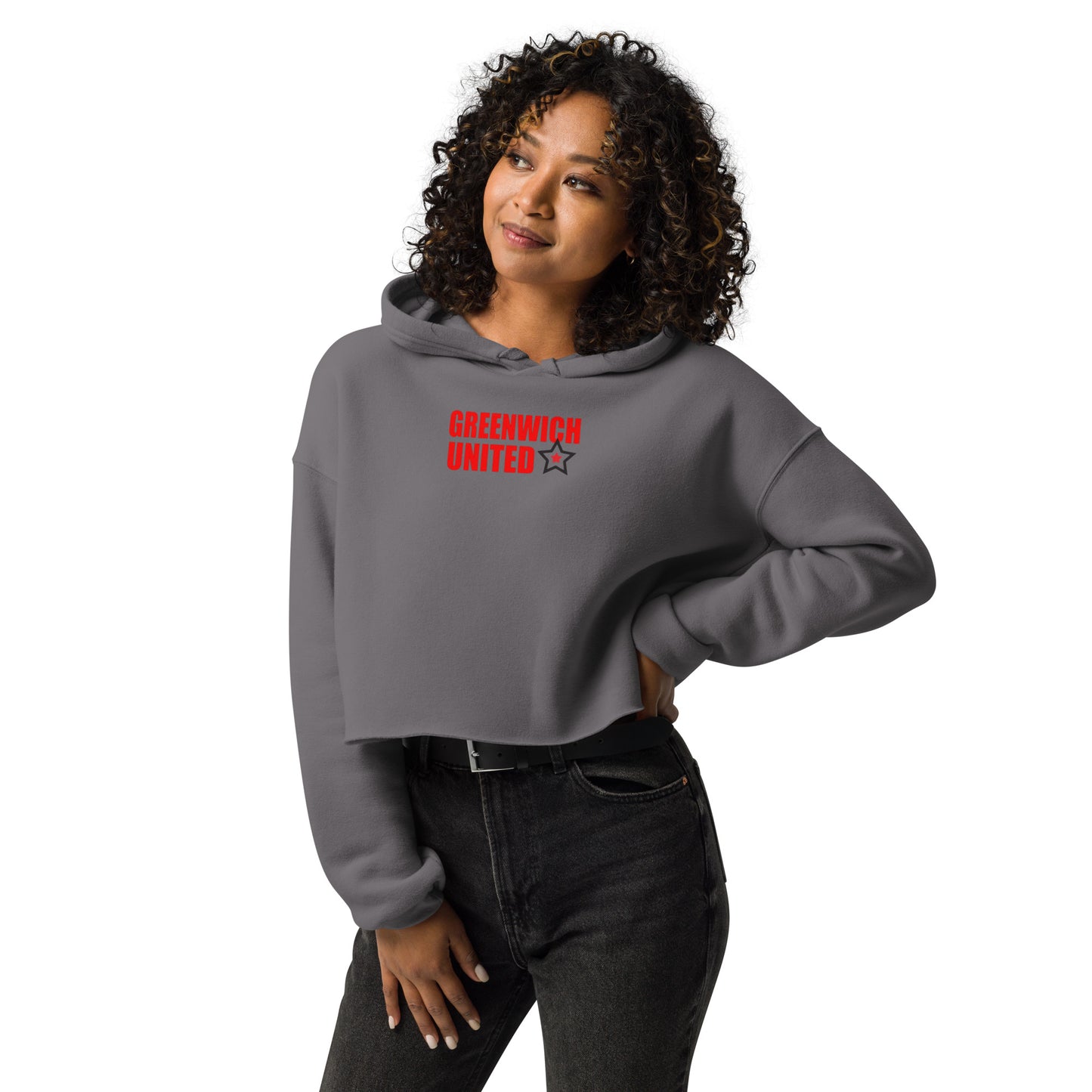 Greenwich United Crop Hoodie