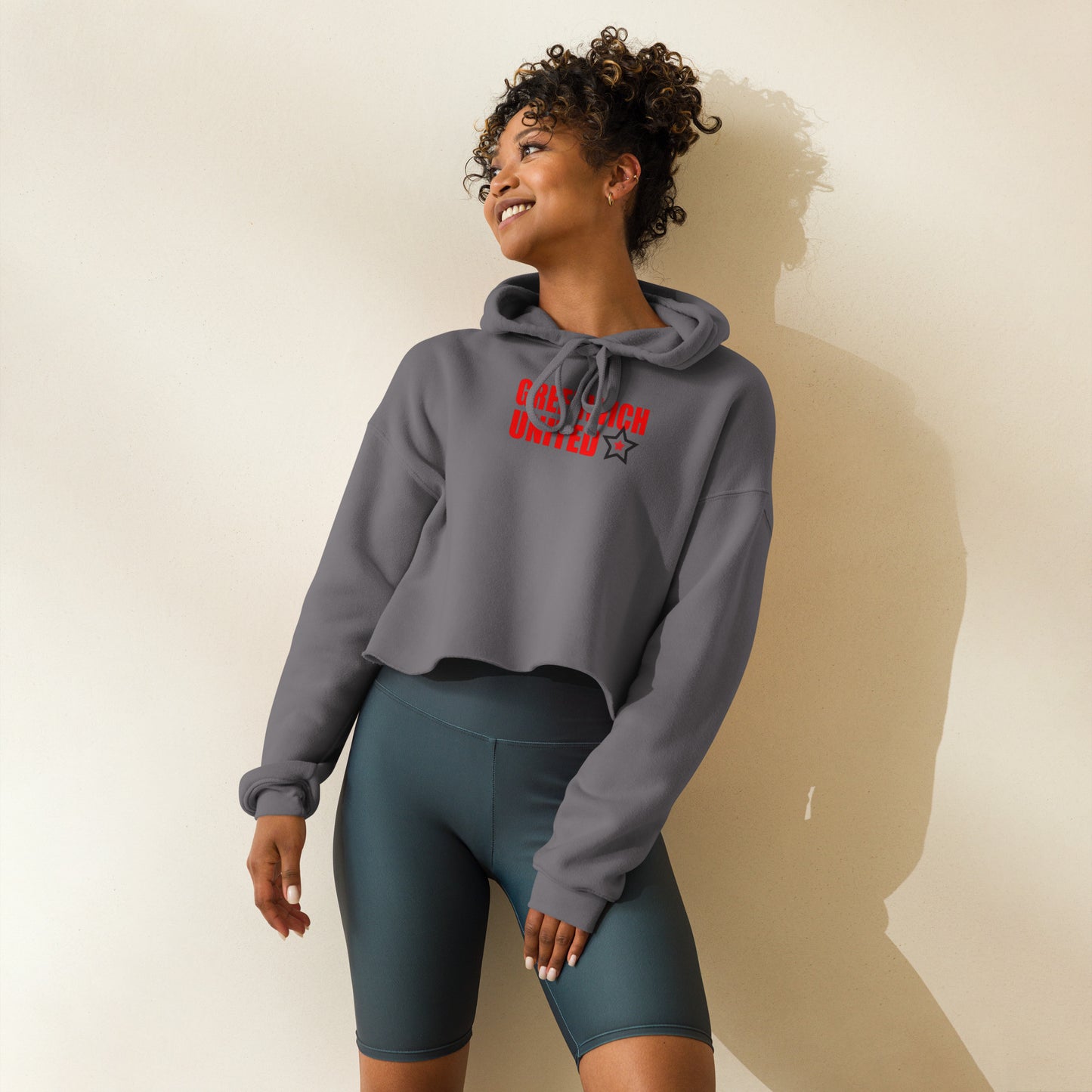 Greenwich United Crop Hoodie