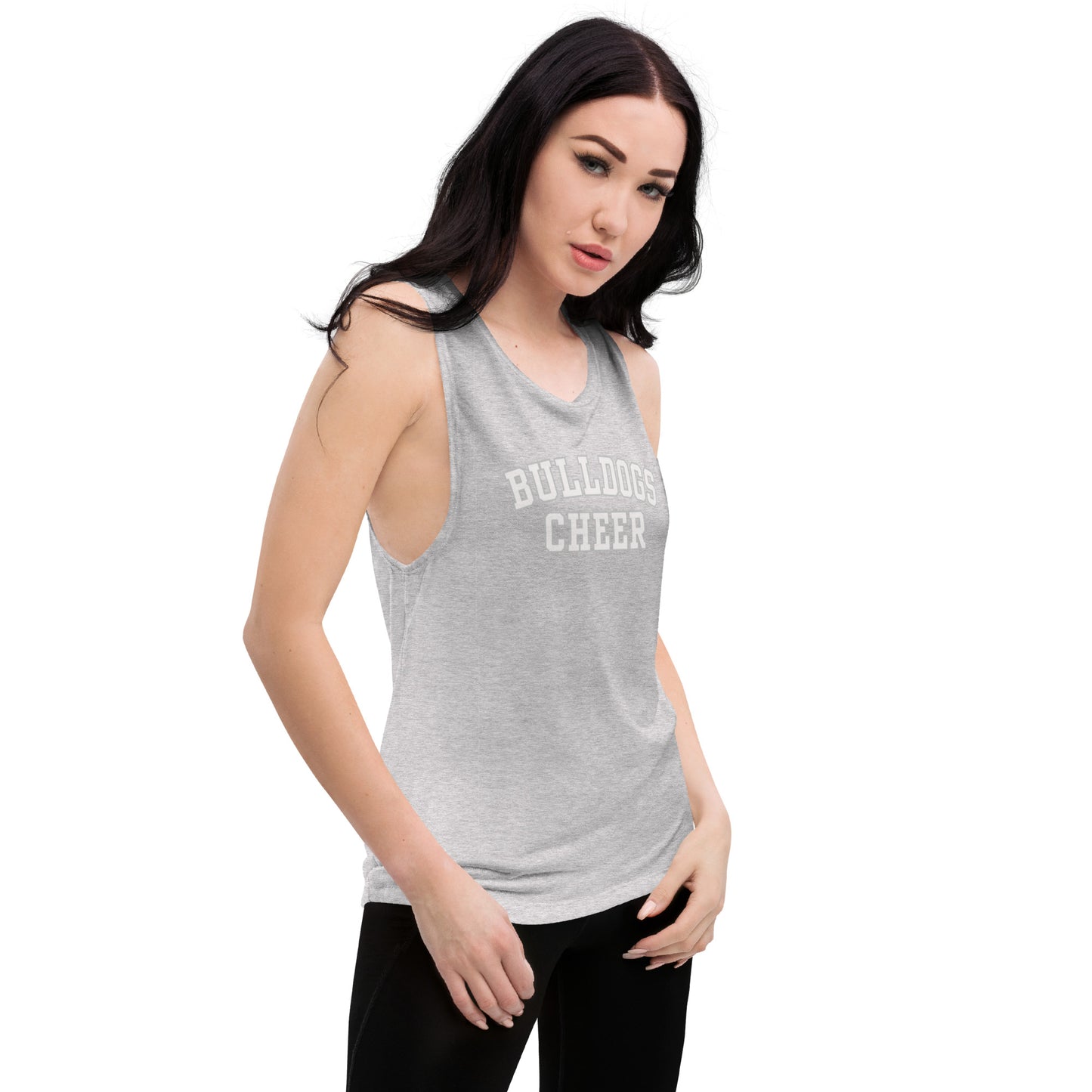 Bulldogs Cheer Ladies’ Muscle Tank