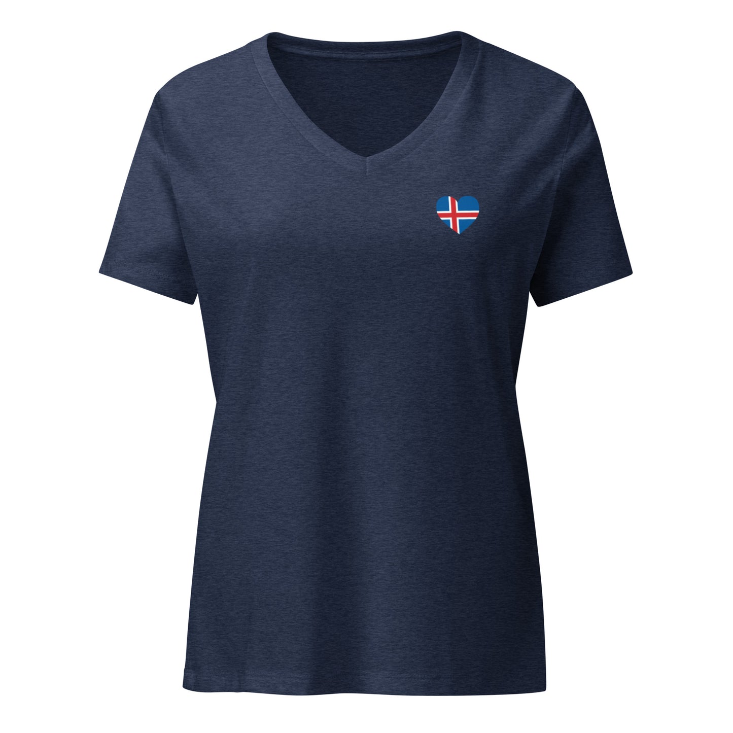 Iceland Women’s relaxed v-neck t-shirt