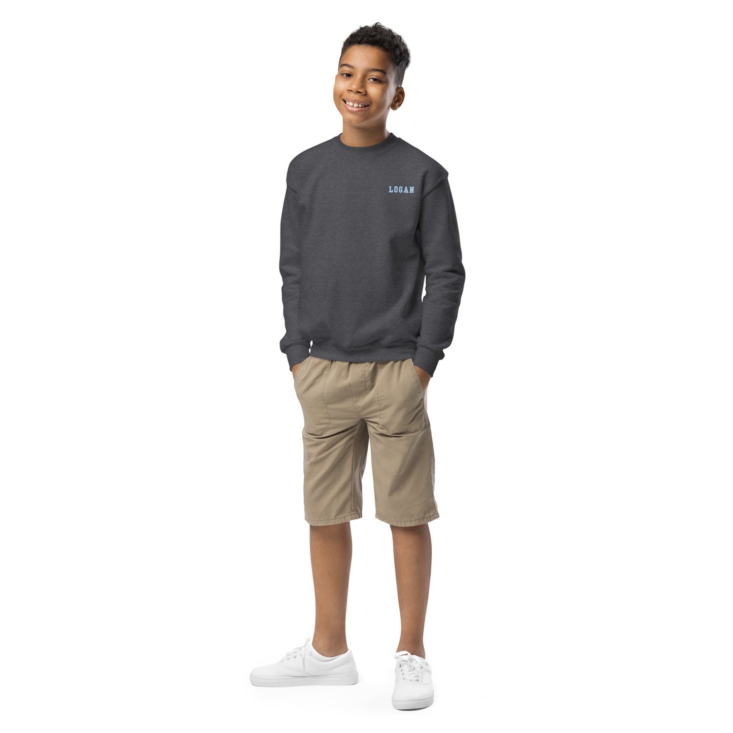 Personalized Youth crewneck sweatshirt