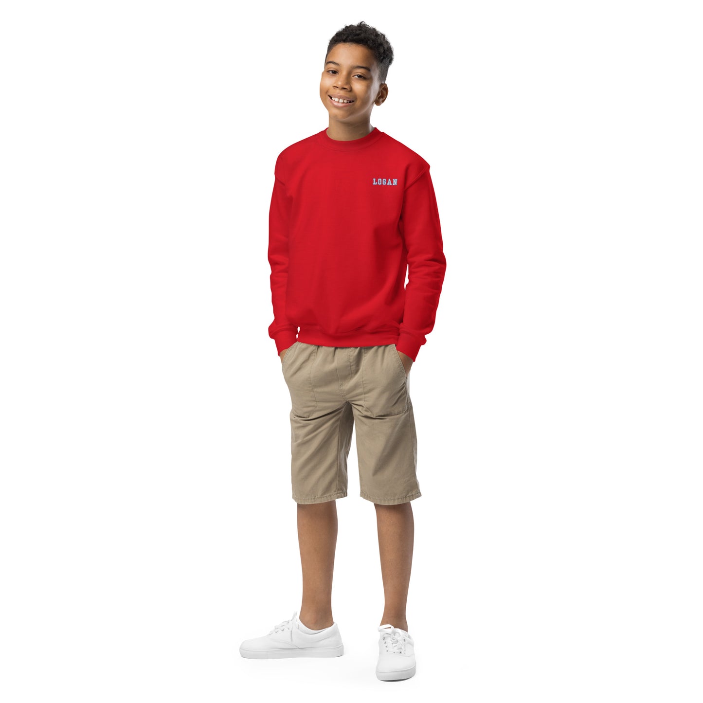 Personalized Youth crewneck sweatshirt