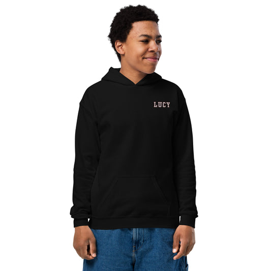 Lucy Embroidered Youth heavy blend hoodie
